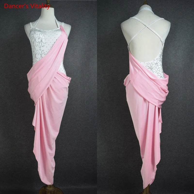 Diamond Latin Dance Dress Women Harness Style Irregular Salsa Tango Rumba Flamengo Ballroom Latin Dance Competition Costumes
Diamond Latin Dance Dress Women Harness Style Irregular Salsa Tango Rumba Flamengo Ballroom Latin Dance Competition Costumes