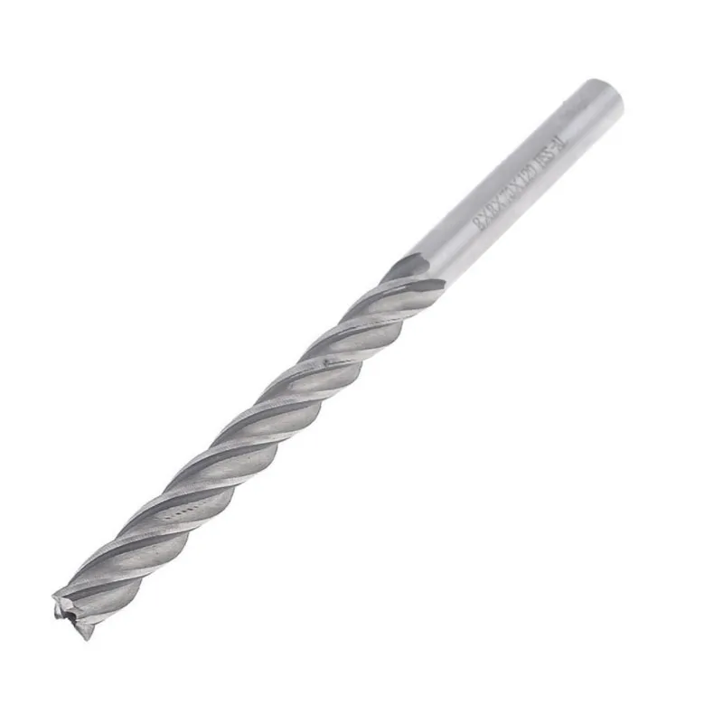 High Speed Steel HSS Extra Long 4 Flute 5/16" Straight Shank End Mill Cutter Drill Bit Cutting Tools
High Speed Steel HSS Extra Long 4 Flute 5/16" Straight Shank End Mill Cutter Drill Bit Cutting Tools