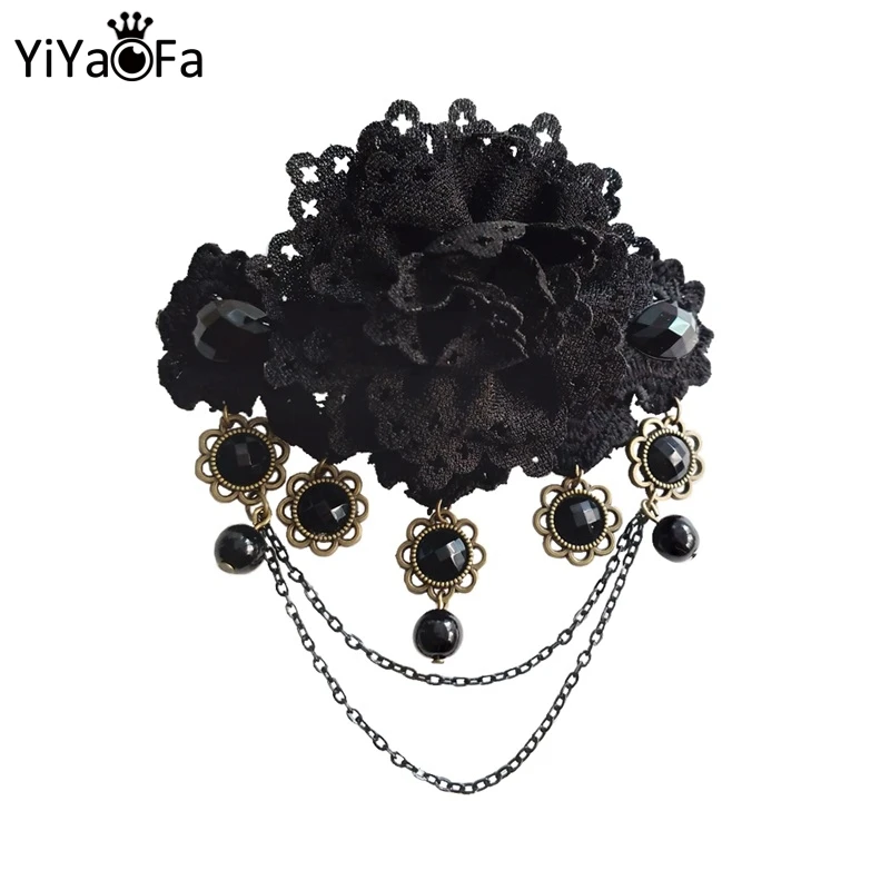 YiYaoFa Handmade Flower Hairpin Gothic Jewelry Lace Hair Jewelry Fashion Women Party Jewelry Women Accessories YFJ-26
YiYaoFa Handmade Flower Hairpin Gothic Jewelry Lace Hair Jewelry Fashion Women Party Jewelry Women Accessories YFJ-26