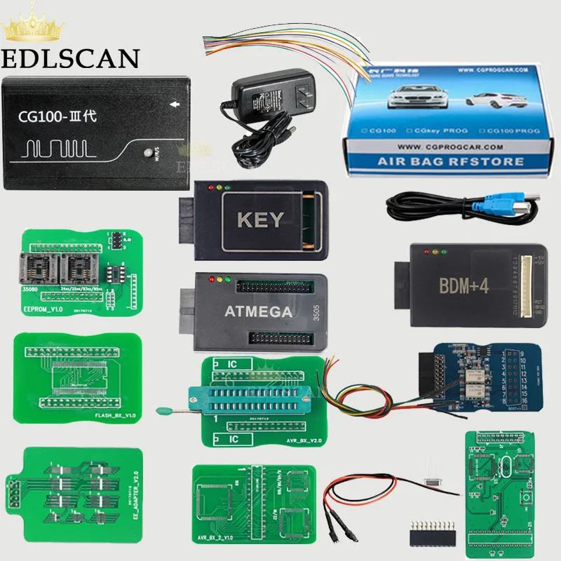 EDLSCAN CG100 III Airbag Restore Tool Full Function Version with ATMEGA Adapter support Renesas and ECU Programming
EDLSCAN CG100 III Airbag Restore Tool Full Function Version with ATMEGA Adapter support Renesas and ECU Programming