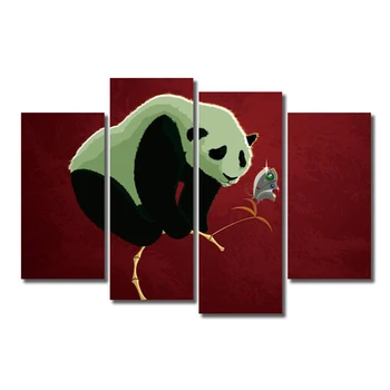 Wall Pictures Painting Modular HD Printed Canvas 4 Panel Cute Panda And Butterfly Art Poster Framework Home Decor Living Room
Wall Pictures Painting Modular HD Printed Canvas 4 Panel Cute Panda And Butterfly Art Poster Framework Home Decor Living Room