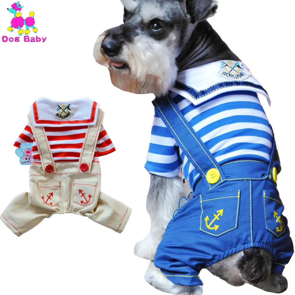 Striped Dogs Jumpsuit Cotton Spring Autumn Clothing For Pet Blur Red Puppy Dog Coat Fake Braces Design Free Shipping Size XS-XXL
Striped Dogs Jumpsuit Cotton Spring Autumn Clothing For Pet Blur Red Puppy Dog Coat Fake Braces Design Free Shipping Size XS-XXL