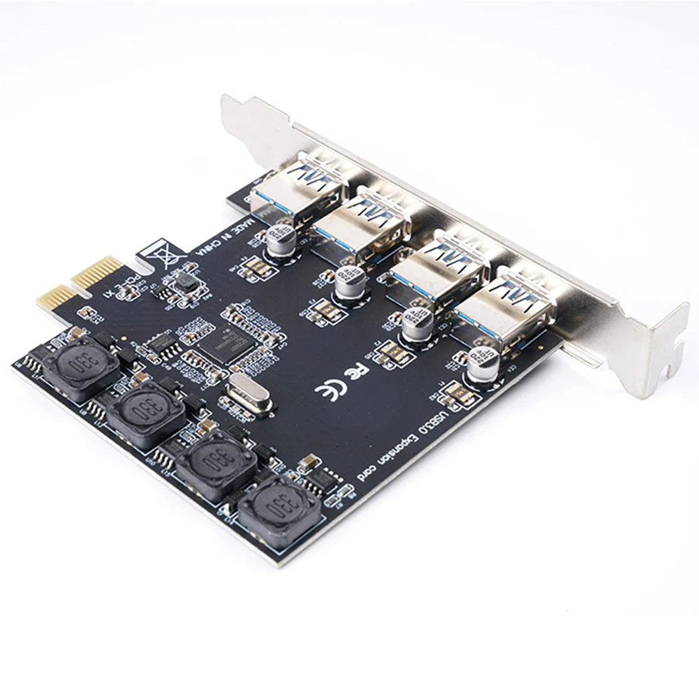4 Ports Professional Hub Express For Desktop PC Stable Data Transfer Super Speed PCIE To USB3.0 Mini Controller Expansion Card
4 Ports Professional Hub Express For Desktop PC Stable Data Transfer Super Speed PCIE To USB3.0 Mini Controller Expansion Card