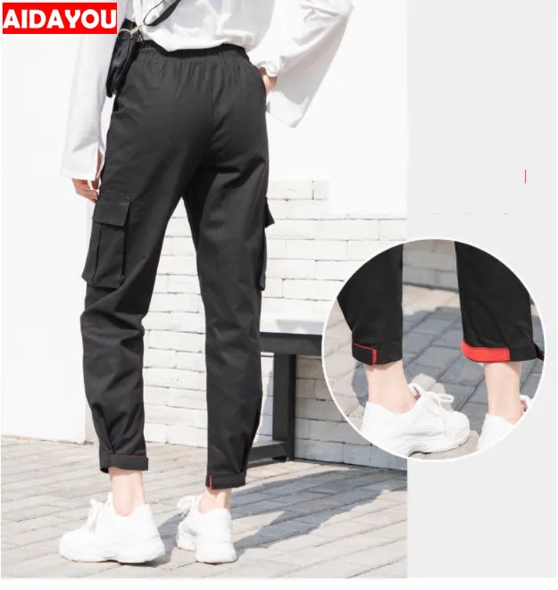 Womens Cargo Pants | Casual Joggers hip hop | Loose Female Trousers | Korean Japanese style |tactical Cotton BDU ouc366
Womens Cargo Pants | Casual Joggers hip hop | Loose Female Trousers | Korean Japanese style |tactical Cotton BDU ouc366