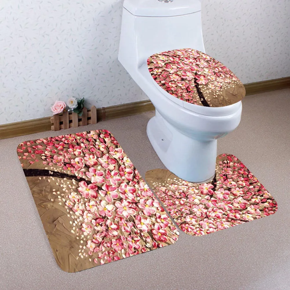 3Pcs Bath Toilet Mat Sets Bathroom Print Tree Non-Slip Pedestal Rug Lid Toilet Cover Toilet Mat Set Christmas Decoration Mat
3Pcs Bath Toilet Mat Sets Bathroom Print Tree Non-Slip Pedestal Rug Lid Toilet Cover Toilet Mat Set Christmas Decoration Mat