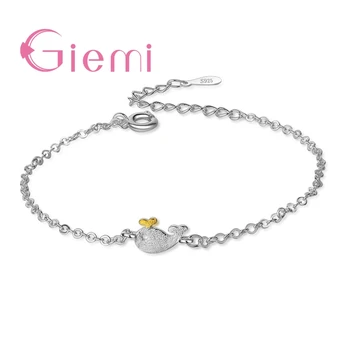 Romantic Popular Pretty Energetic Whale Pendant Women Genuine Silver Bracelets Femal Couple Wife Vintage Jewelry Present
Romantic Popular Pretty Energetic Whale Pendant Women Genuine Silver Bracelets Femal Couple Wife Vintage Jewelry Present