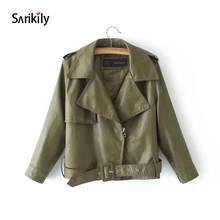 Sarikily Pu Faux Leather Jacket Women Zipper Punk Rock Cool Motorcycle Jacket Coat Autumn Winter Jacket Coat Casual Outerwear
Sarikily Pu Faux Leather Jacket Women Zipper Punk Rock Cool Motorcycle Jacket Coat Autumn Winter Jacket Coat Casual Outerwear