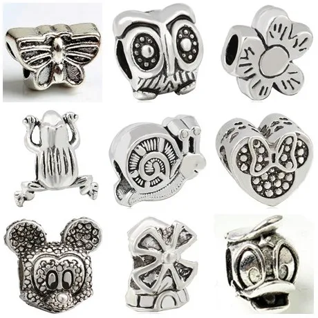Vintage Bag Flower Duck Mickey Mouse Punk Charms Beads Fit Pandora Bracelets & Bangles For Women DIY Making Jewelry Gifts Perles
Vintage Bag Flower Duck Mickey Mouse Punk Charms Beads Fit Pandora Bracelets & Bangles For Women DIY Making Jewelry Gifts Perles