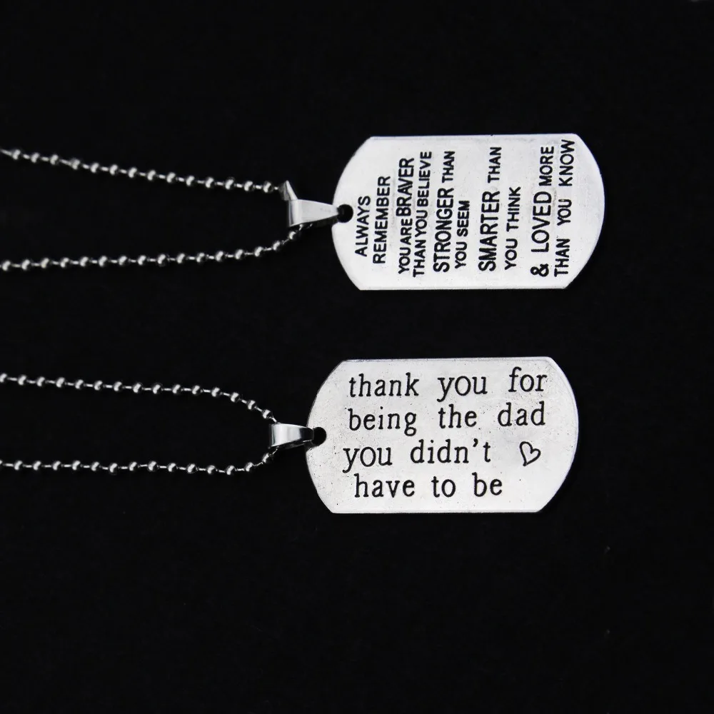 Thank You For Being The Dad You Didn't Have To Be Jewelry Bonus Dad Keychain Stepdad Gift Hand Stamp Pendant Necklace
Thank You For Being The Dad You Didn't Have To Be Jewelry Bonus Dad Keychain Stepdad Gift Hand Stamp Pendant Necklace