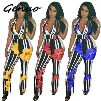 Genuo New 2019 Women Floral Print Turn-Down Neck Long Sleeve Jumpsuit Office Ladies Casual Workwear One Piece Overalls
Genuo New 2019 Women Floral Print Turn-Down Neck Long Sleeve Jumpsuit Office Ladies Casual Workwear One Piece Overalls
