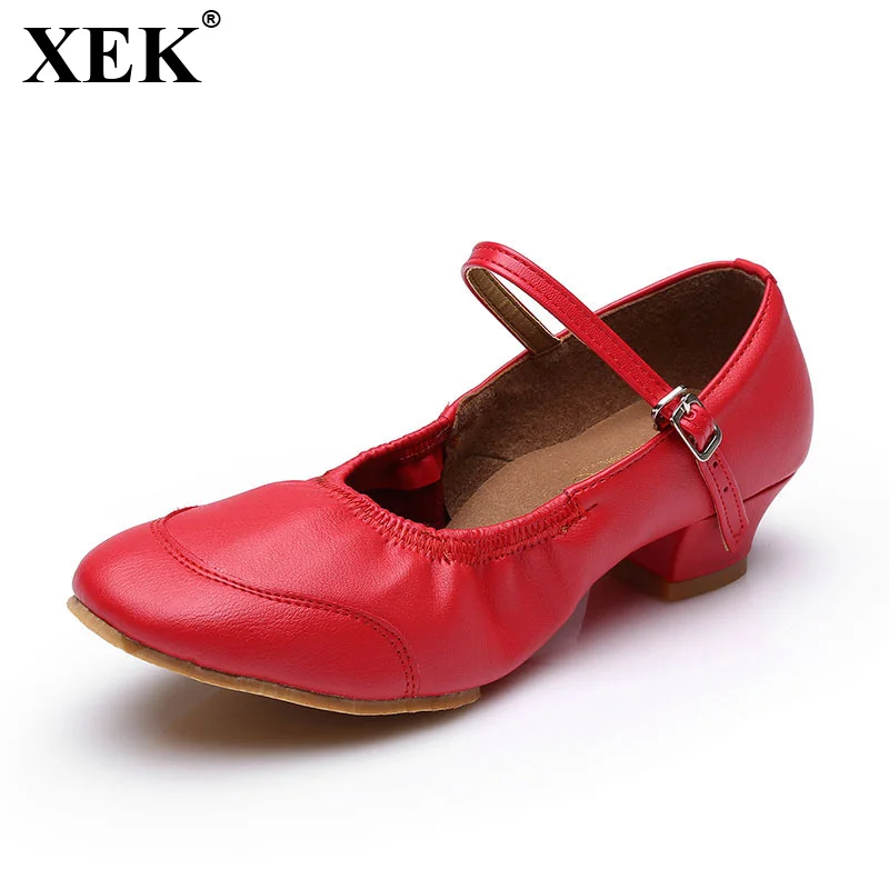 XEK 2018 Fashion Brand Women Girls Ballroom Latin Tango Dance Shoes Low Heeled Shoes Modern Dancing Shoes Size 34-41 JH177
XEK 2018 Fashion Brand Women Girls Ballroom Latin Tango Dance Shoes Low Heeled Shoes Modern Dancing Shoes Size 34-41 JH177