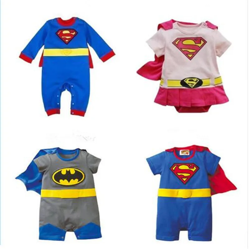 Superman Baby Romper 100% Cotton Soft Infant batman boys girls clothing Long sleeve Newborn infant toddler custume with Cloak
Superman Baby Romper 100% Cotton Soft Infant batman boys girls clothing Long sleeve Newborn infant toddler custume with Cloak
