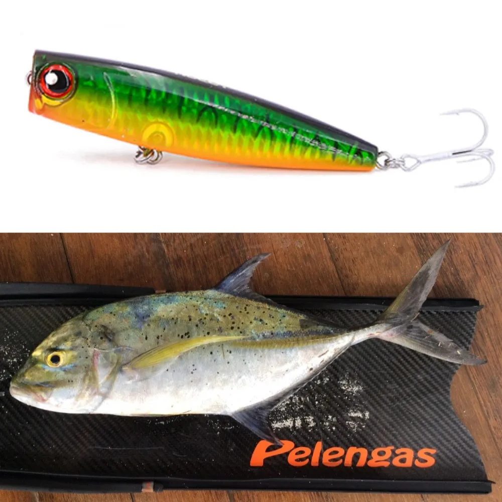 Noeby fishing hard Popper lure105mm hard plastic lure artificial bait with VMC hook oscillating bait popular all over the world
Noeby fishing hard Popper lure105mm hard plastic lure artificial bait with VMC hook oscillating bait popular all over the world