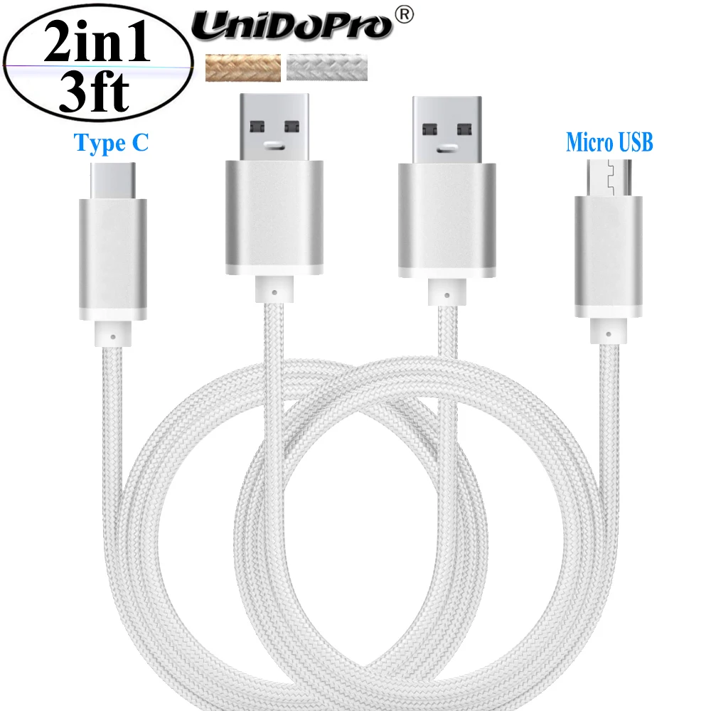 3FT Micro USB & Type C Fast Charger Cable for BQ Aquaris C X / X2 Pro , V / VS Plus, U / U2 Lite , X5 M5 E5s Phone Charging Cord
3FT Micro USB & Type C Fast Charger Cable for BQ Aquaris C X / X2 Pro , V / VS Plus, U / U2 Lite , X5 M5 E5s Phone Charging Cord