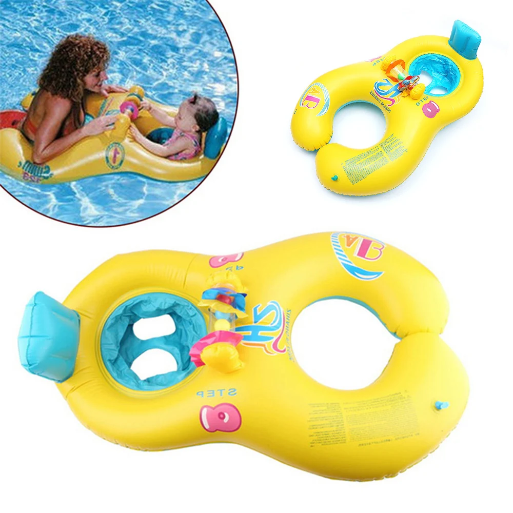 Mother Child Inflatable Ring Swimming Circle Baby Float Double Swimming Pool Accessories Swimtrainer Circles Inflatable Wheels
Mother Child Inflatable Ring Swimming Circle Baby Float Double Swimming Pool Accessories Swimtrainer Circles Inflatable Wheels