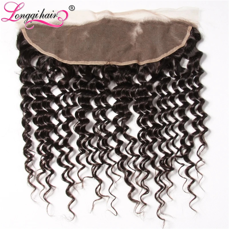 LONGQI HAIR Brazilian Deep Wave Lace Frontal 13x4 Ear to Ear Free Part Closure Pre Plucked Remy Hair Free Shipping
LONGQI HAIR Brazilian Deep Wave Lace Frontal 13x4 Ear to Ear Free Part Closure Pre Plucked Remy Hair Free Shipping