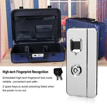 Fipilock Mini Dustproof Fingerprint Smart Lock Anti-theft Biometric Backpack Lock with Key Fingerprint Padlock
Fipilock Mini Dustproof Fingerprint Smart Lock Anti-theft Biometric Backpack Lock with Key Fingerprint Padlock