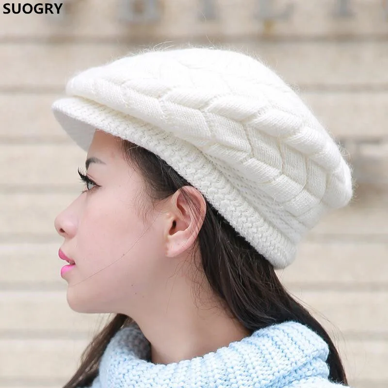SUOGRY Women Fashion Knitted Hat Winter Solid Color Warm Hats Accessories Beanie Girls Skullies Caps Outdoor Bonnet Gift
SUOGRY Women Fashion Knitted Hat Winter Solid Color Warm Hats Accessories Beanie Girls Skullies Caps Outdoor Bonnet Gift