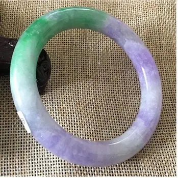 55-64mm VINTAGE HAND-CARVED CHINESE PURPLE GREEN JADEITE BANGLE BRACELET (Certificate delivery)
55-64mm VINTAGE HAND-CARVED CHINESE PURPLE GREEN JADEITE BANGLE BRACELET (Certificate delivery)