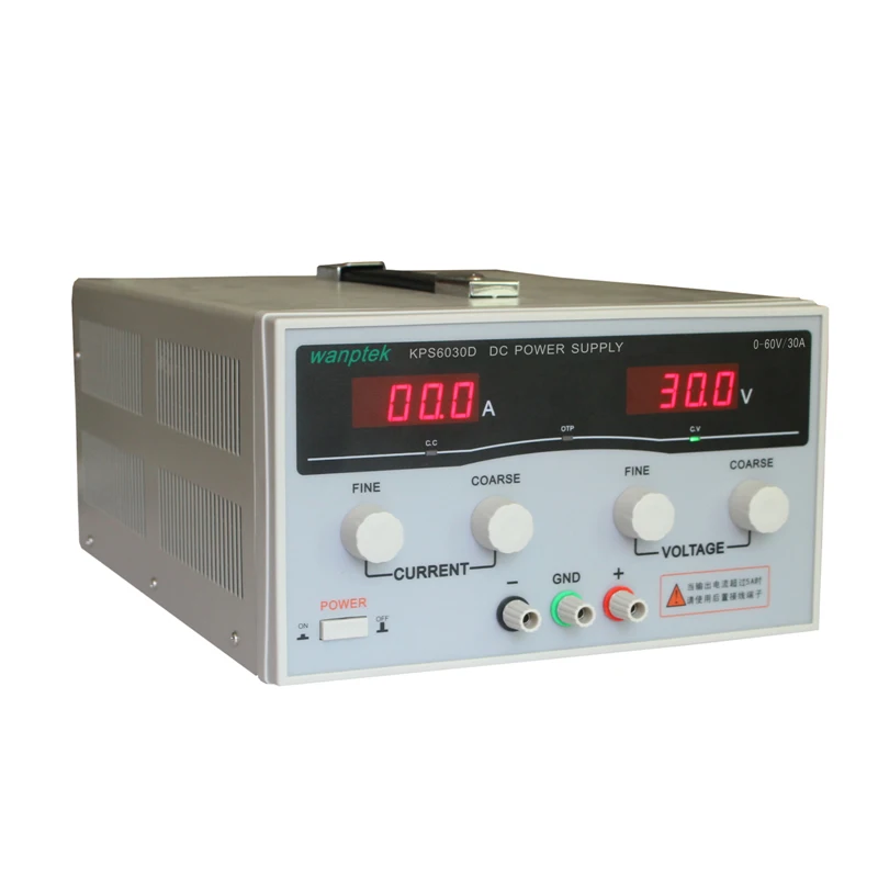 220V 60V/30A KPS6030D High precision High Power Adjustable LED Dual Display Switching DC power supply
220V 60V/30A KPS6030D High precision High Power Adjustable LED Dual Display Switching DC power supply