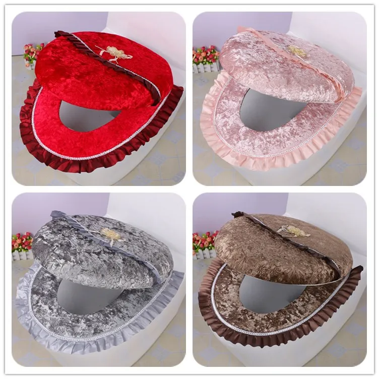 A 2pcs/set Warm Toilet O Type Toilet Seat Cover Toilet Seat Cushion Polka Dot Lace Short Plush Toilet Pad
A 2pcs/set Warm Toilet O Type Toilet Seat Cover Toilet Seat Cushion Polka Dot Lace Short Plush Toilet Pad