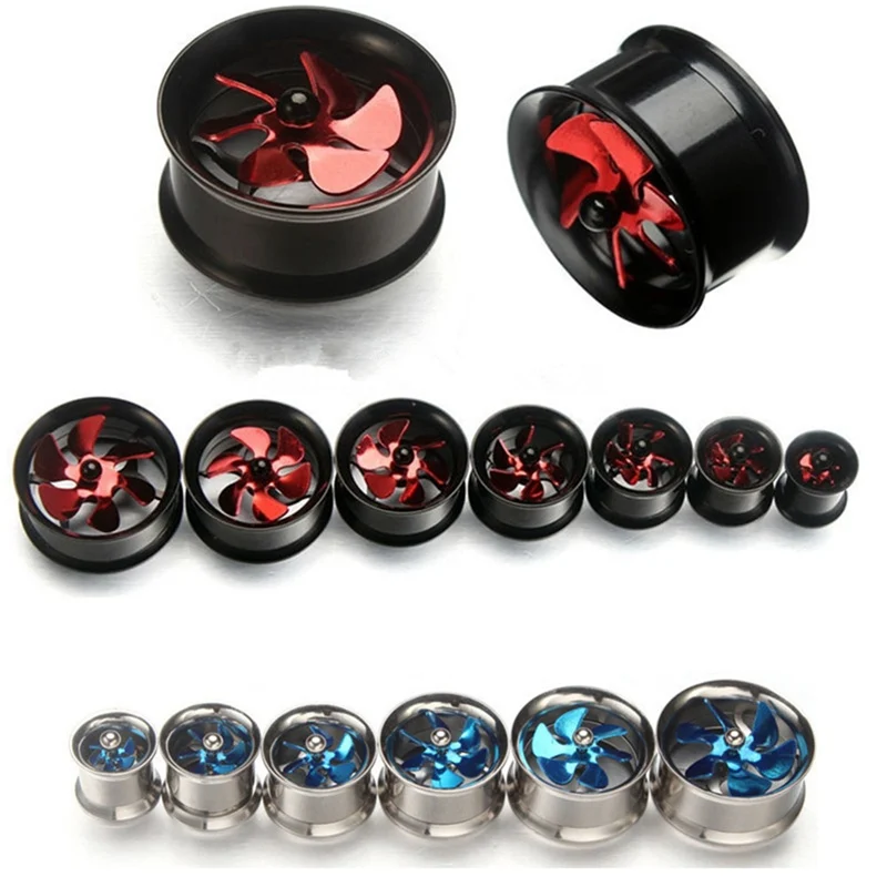 1Pc Screw Propeller Ear Tunnel Stainless Steel Plugs Windmill ear Gauge Flesh Piercing Punk Jewelry Ear Reamer Expander
1Pc Screw Propeller Ear Tunnel Stainless Steel Plugs Windmill ear Gauge Flesh Piercing Punk Jewelry Ear Reamer Expander