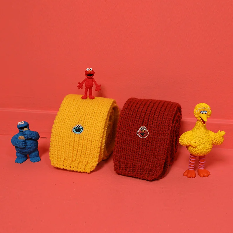 Fashion Women Lovely Autumn Winter Solid Scarf Warm Knitted Scarves Red Yellow Sesame Street Pattern
Fashion Women Lovely Autumn Winter Solid Scarf Warm Knitted Scarves Red Yellow Sesame Street Pattern