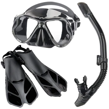 Snorkel Mask Diving Mask Underwater Scuba Mask,Swim Fins,Free Breathing Dry Top Snorkel ,Professional Snorkeling Set Adult You
Snorkel Mask Diving Mask Underwater Scuba Mask,Swim Fins,Free Breathing Dry Top Snorkel ,Professional Snorkeling Set Adult You