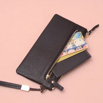 ultra-thin genuine leather wallet women bag female long zipper wallet cowhide coin purse
ultra-thin genuine leather wallet women bag female long zipper wallet cowhide coin purse