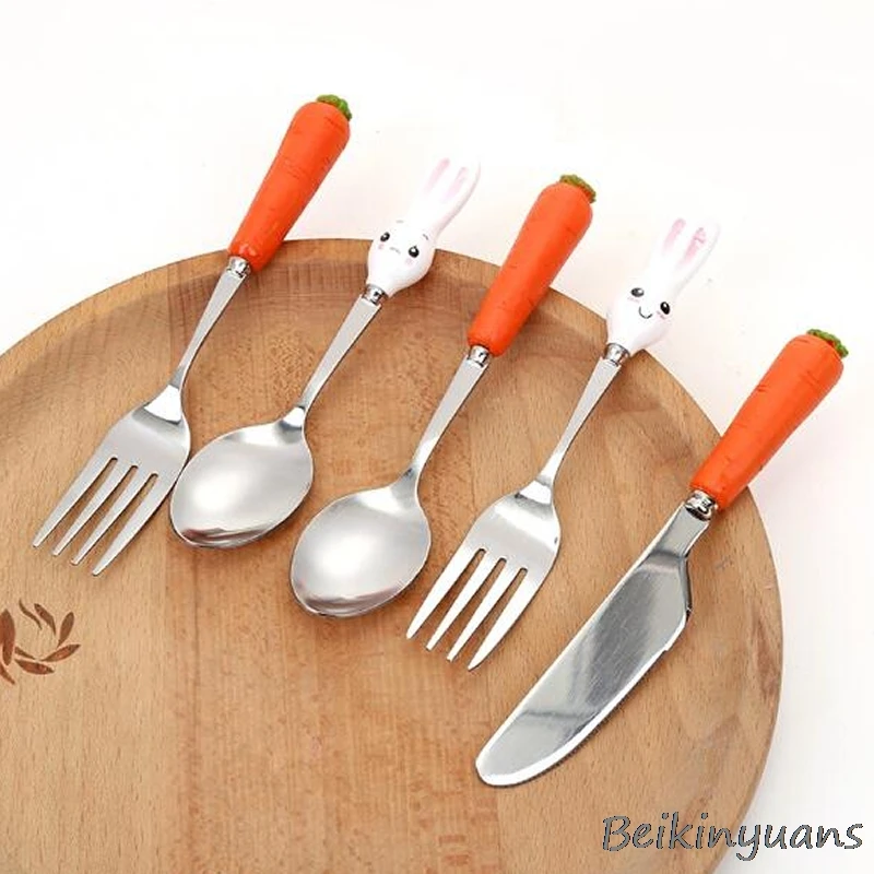 Children's Stainless Steel Cartoon Tableware Spoon Children's Fork Spoon Cute Insert Western Tableware Kindergarten Spoon Fork
Children's Stainless Steel Cartoon Tableware Spoon Children's Fork Spoon Cute Insert Western Tableware Kindergarten Spoon Fork