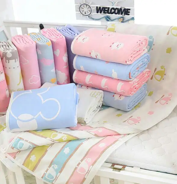 NEW 6 Layer Genuine Baby Blanket Baby Swaddle 100% Cotton 80*80CM Envelope Wrap Newborn Super Soft Kids Bedding Diaper LTB-8605
NEW 6 Layer Genuine Baby Blanket Baby Swaddle 100% Cotton 80*80CM Envelope Wrap Newborn Super Soft Kids Bedding Diaper LTB-8605
