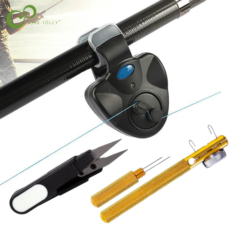 Fishing Electronic LED Light Fish Bite Alarm Bell Mini Scissors For Fishing Sewing Fishing Hook Tier Fishing Tackle Tool GYH
Fishing Electronic LED Light Fish Bite Alarm Bell Mini Scissors For Fishing Sewing Fishing Hook Tier Fishing Tackle Tool GYH