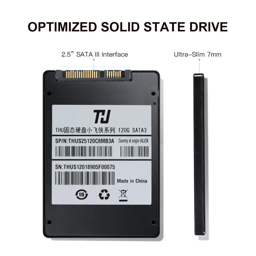 

THU Original Laptop 120GB 240GB SSD DISK SSD SATA3 2.5" Internal Solid Hard Disk Drive 480GB 1TB 540MB/s for PC Laptop notebook