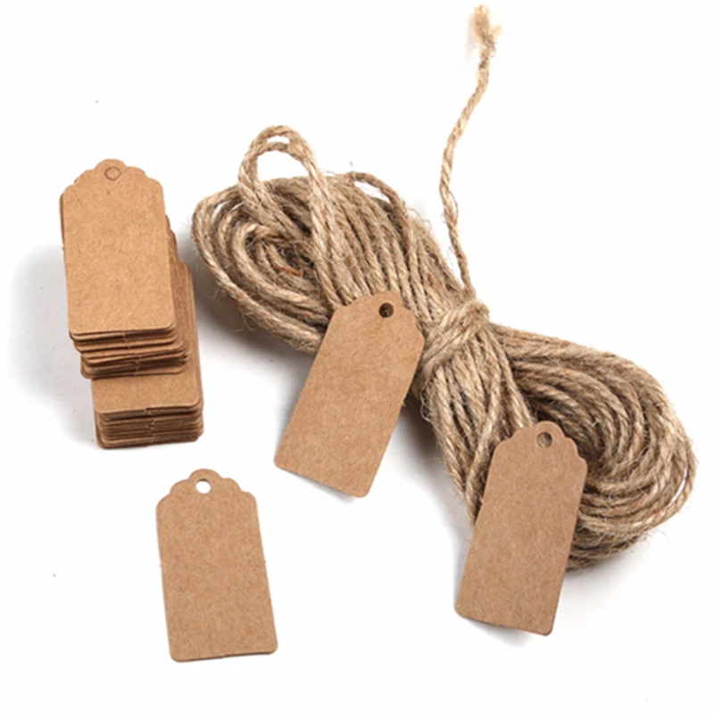 100pcs 2x4cm DIY Kraft Paper Labels Vintage Wedding Decor Tags Scallop Label Luggage Wedding Decoration for Table Luggage Tags
100pcs 2x4cm DIY Kraft Paper Labels Vintage Wedding Decor Tags Scallop Label Luggage Wedding Decoration for Table Luggage Tags