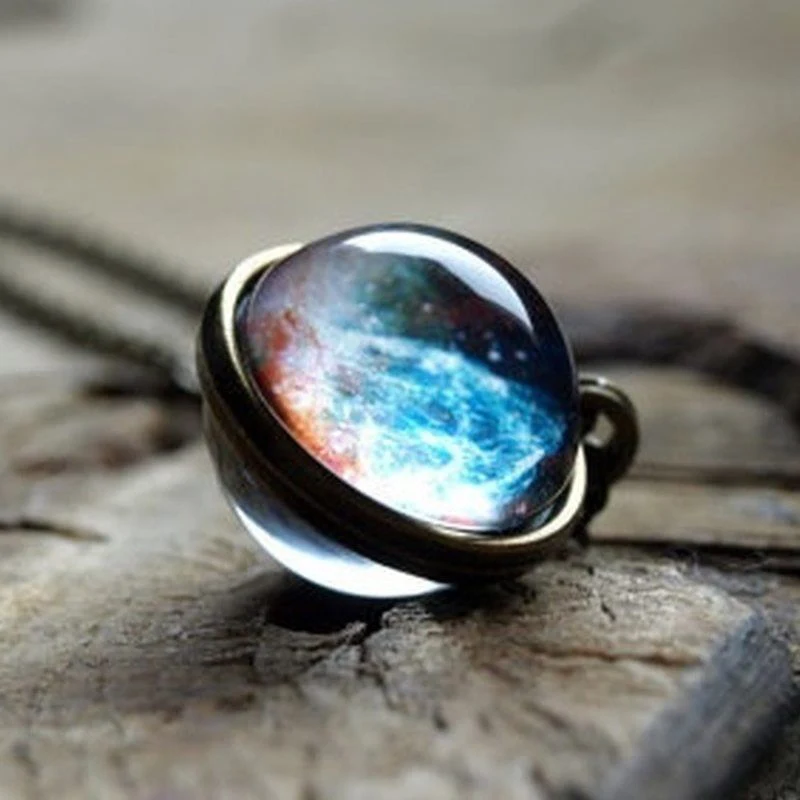 Space Star Geometric Luminous Necklace For Women Double-sided Glass Ball Pendant Gem Universe Star Chain Necklace Jewelry Gifts
Space Star Geometric Luminous Necklace For Women Double-sided Glass Ball Pendant Gem Universe Star Chain Necklace Jewelry Gifts