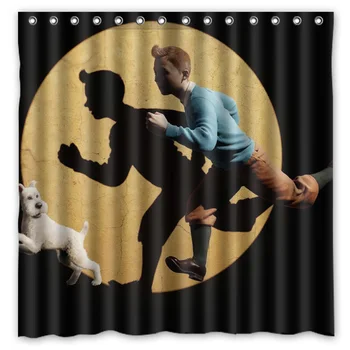 180x180cm New Arrival Waterproof Fabric The Adventures of Tintin Design Bathroom Shower Curtain Polyester Bath Curtain
180x180cm New Arrival Waterproof Fabric The Adventures of Tintin Design Bathroom Shower Curtain Polyester Bath Curtain