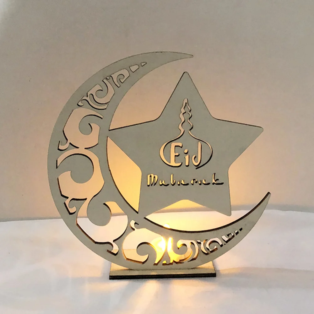 Ramadan Eid Mubarak Decoration For Home Moon Islam Mosque Muslim Wooden Plaque Hanging Pendant Festival Supplies Candles Light
Ramadan Eid Mubarak Decoration For Home Moon Islam Mosque Muslim Wooden Plaque Hanging Pendant Festival Supplies Candles Light