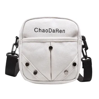 2019 New Casual Handbag Women Fashion Rivet Canvas Bag sac bandouliere femme Versatile Shoulder Bag Messenger Crossbody Bag #C6
2019 New Casual Handbag Women Fashion Rivet Canvas Bag sac bandouliere femme Versatile Shoulder Bag Messenger Crossbody Bag #C6