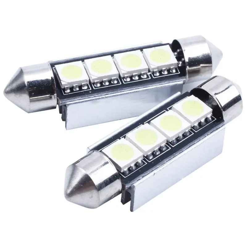 10x 42MM Shuttle 5050 4 SMD LED Bulb Car Lamp Canbus ANTI ERROR FREE ODB Festoon White
10x 42MM Shuttle 5050 4 SMD LED Bulb Car Lamp Canbus ANTI ERROR FREE ODB Festoon White