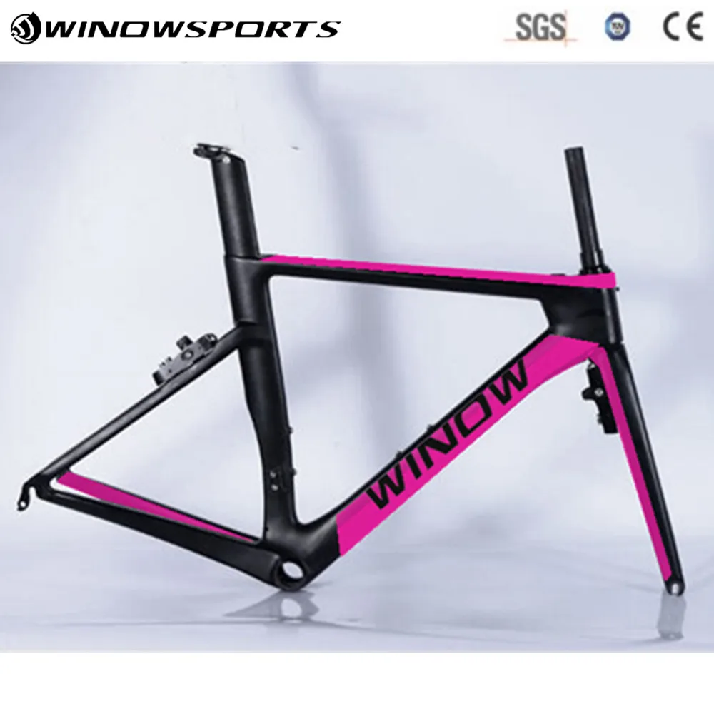 2018 Winow NEW Hidden U brake Carbon Road Bike Frame UD Black Aero Full Carbon Road Bicycle Frameset
2018 Winow NEW Hidden U brake Carbon Road Bike Frame UD Black Aero Full Carbon Road Bicycle Frameset