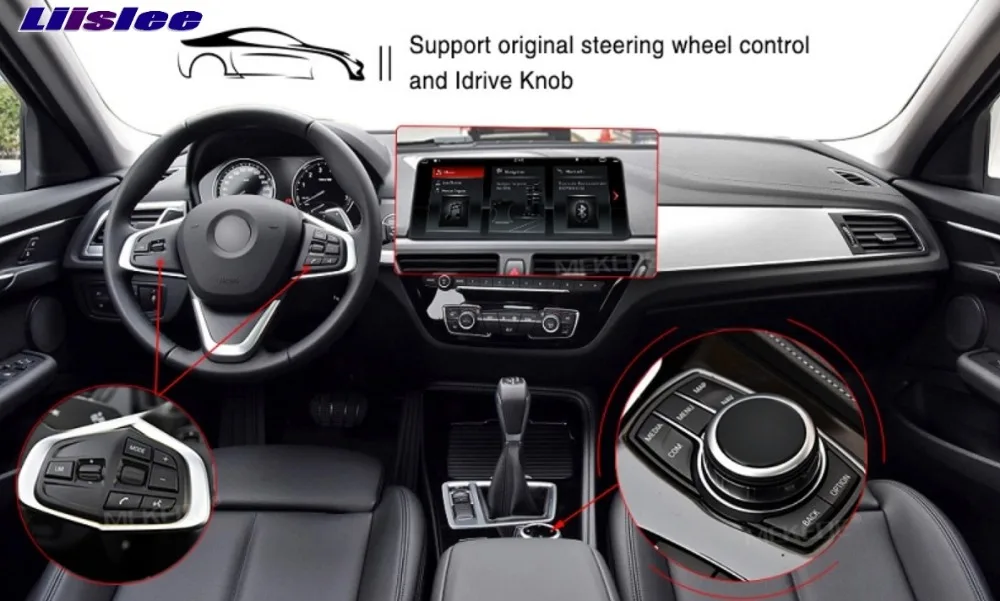 Liislee Navi For CarPlay 10.25 DABDAB+ 2G RAM For BMW X1 E84 2009-2015 Original NBT EVO System Car Multimedia GPS Navigation 16