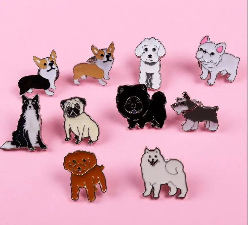 New corgi dogs brooches pins pendant badge decorated pins jewelry cartoon cute pets brooches for men and women Fashion gifts
New corgi dogs brooches pins pendant badge decorated pins jewelry cartoon cute pets brooches for men and women Fashion gifts