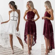 CHAMSGEND Mujer Vestidos 2018 moda mujer sin mangas Formal fiesta de graduación dama de honor boda vestido de baile cóctel vestido June28(China)