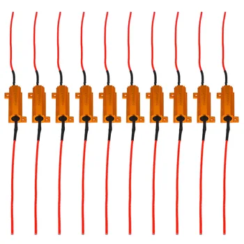 10 PC 50W 6Ω LED Load Resistor Indicator Flash Rate Relay Bulbs Ballast Set Sale
10 PC 50W 6Ω LED Load Resistor Indicator Flash Rate Relay Bulbs Ballast Set Sale