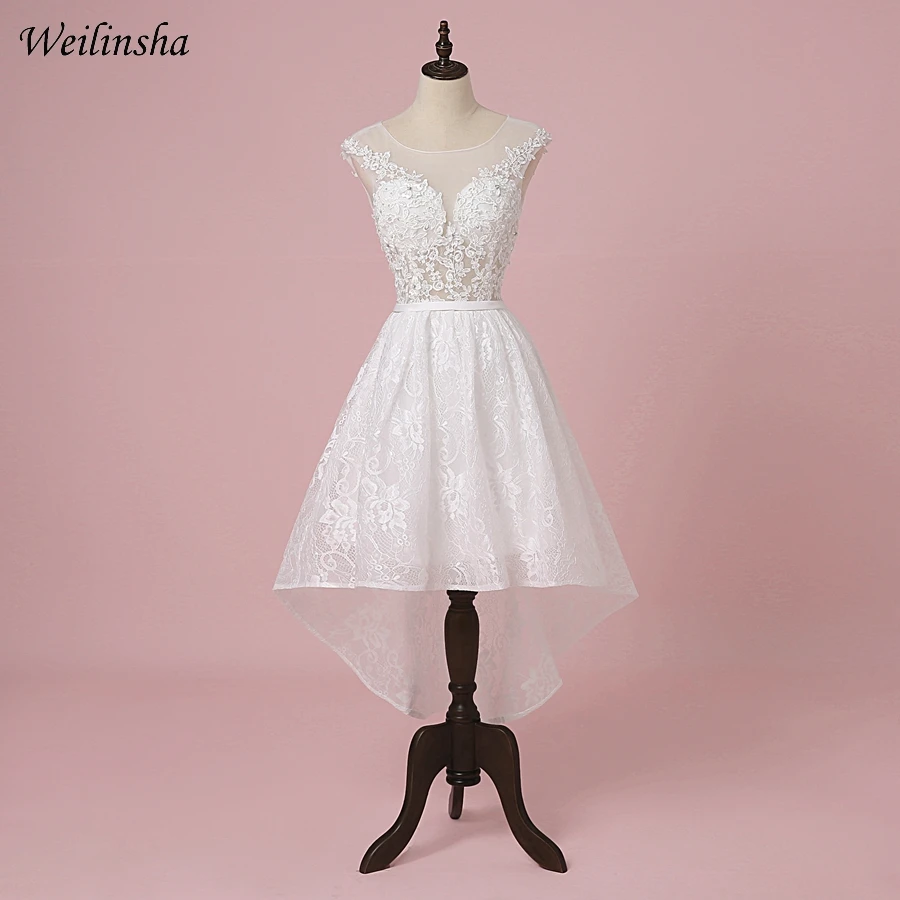 Weilinsha Cheap Short Lace Wedding Dresses Beaded Appliques A-line Wedding Bridal Gowns Vestido de Noiva 2019
Weilinsha Cheap Short Lace Wedding Dresses Beaded Appliques A-line Wedding Bridal Gowns Vestido de Noiva 2019
