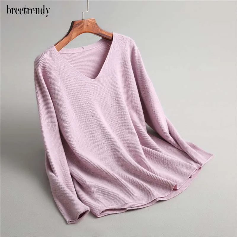 J970 New Korean Fashion Ladies V neck Tiny Hollow out Hole Loose Sweater Women Casual Pullovers Sweaters Knitting tops Jumpers
J970 New Korean Fashion Ladies V neck Tiny Hollow out Hole Loose Sweater Women Casual Pullovers Sweaters Knitting tops Jumpers