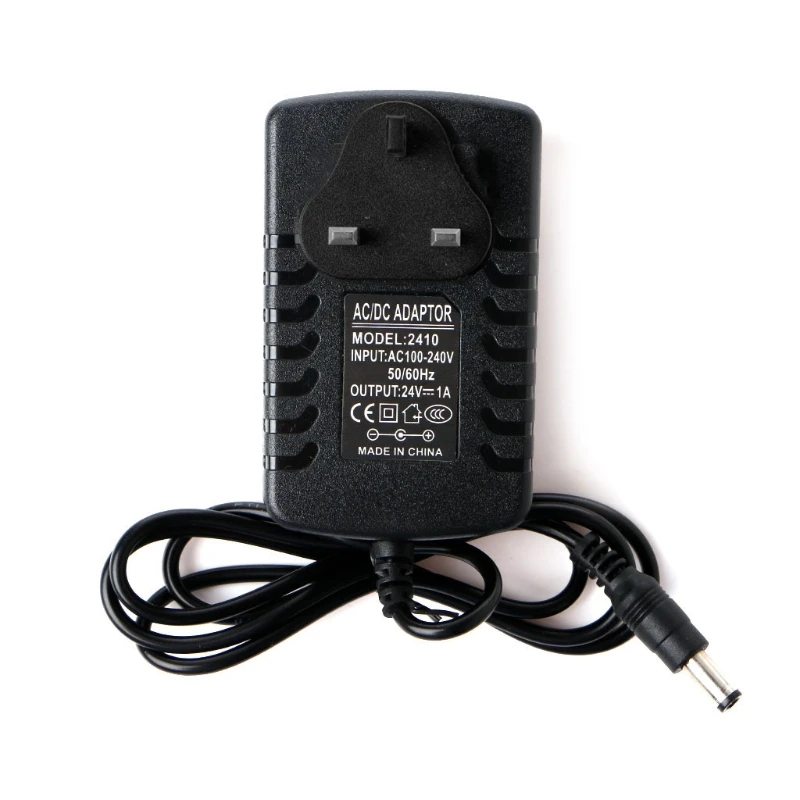 High Quailty 1 Pcs UK Plug AC 110-240V To DC 24V 1A Black Super Ultrasonic Mist Maker Plug Power Adapter Home Appliance Parts 
High Quailty 1 Pcs UK Plug AC 110-240V To DC 24V 1A Black Super Ultrasonic Mist Maker Plug Power Adapter Home Appliance Parts