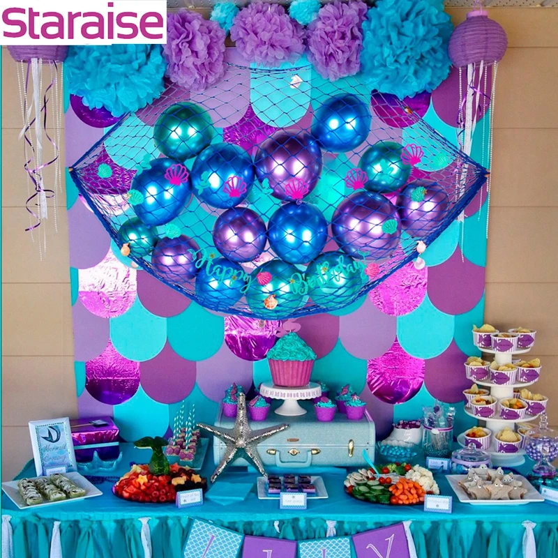 Staraise Mermaid Party Decoration Background Birthday Part Favor For Kids Mermaid Party Supplies Baby Shower Party Supplies
Staraise Mermaid Party Decoration Background Birthday Part Favor For Kids Mermaid Party Supplies Baby Shower Party Supplies
