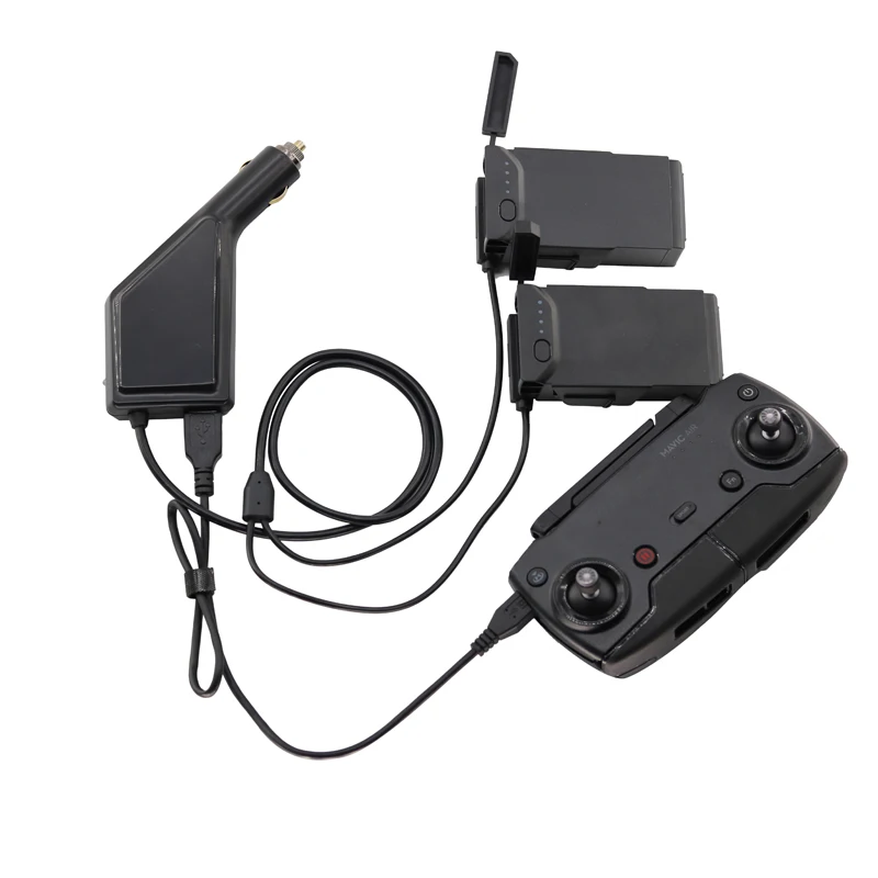 Multiple battery Car Charger 3 in12 in 1 Battery Charging & USB Port Remote Control Charge For DJI mavic air Drone Accessories 1 (1)