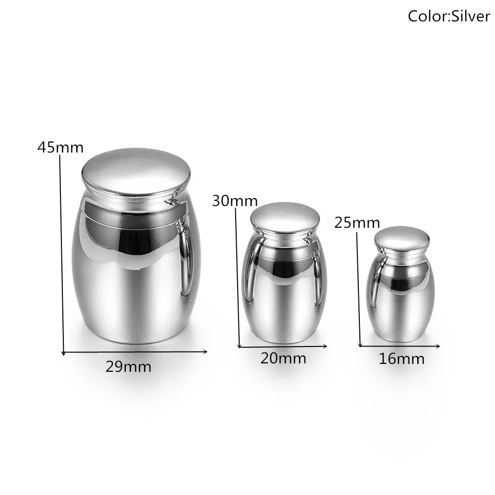 KLH02X Customized Engrave Plain Stainless Steel Keepsake Urns Adult&Pet Memorial Cremation Jars-Small Cremation Ashes Urn
KLH02X Customized Engrave Plain Stainless Steel Keepsake Urns Adult&Pet Memorial Cremation Jars-Small Cremation Ashes Urn